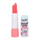 Блеск+бальзам для губ Karite Magic Color (розовый) 24шт